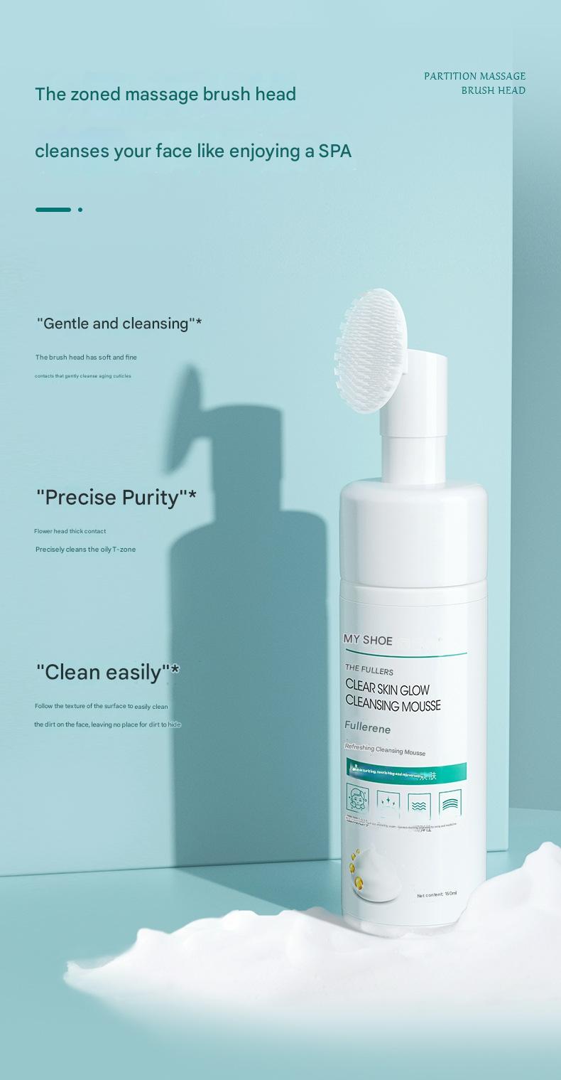 Fullerene Clear Skin Cleansing Mousse For oily Skin | Quantity 150ml