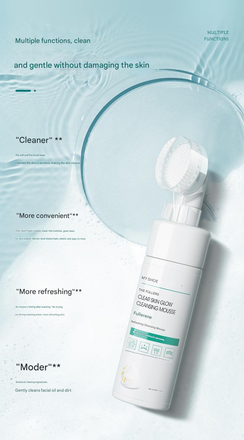 Fullerene Clear Skin Cleansing Mousse For oily Skin | Quantity 150ml